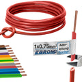 EBROM H05V-K Aderleitung flexibel 0,75mm² Rot