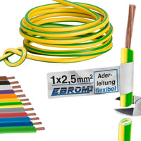 EBROM H07V-K Aderleitung flexibel 2,5mm² Grün/Gelb – Position 1