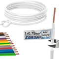 EBROM H05V-K Aderleitung flexibel 0,75mm² Weiss