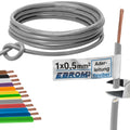 EBROM H05V-K Aderleitung flexibel 0,5mm² Grau
