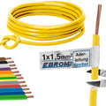 EBROM H07V-K Aderleitung flexibel 1,5mm² Gelb