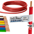 EBROM H07V-U Aderleitung starr 2,5mm² Rot