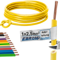 EBROM H07V-K Aderleitung flexibel 2,5mm² Gelb – Position 1
