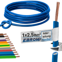 EBROM H07V-K Aderleitung flexibel 2,5mm² Dunkelblau – Position 1