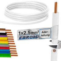 EBROM H07V-U Aderleitung starr 2,5mm² Weiss – Position 1