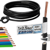 EBROM H07V-K Aderleitung flexibel 2,5mm² Schwarz – Position 1