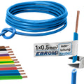 EBROM H05V-K Aderleitung flexibel 0,5mm² Hellblau