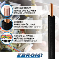 EBROM H07V-U Aderleitung starr 4mm² Schwarz – Position 2