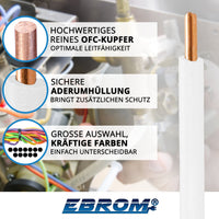 EBROM H07V-U Aderleitung starr 1,5mm² Weiss – Position 2
