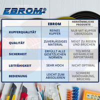 EBROM H07BQ-F PUR Baustellenkabel 5x2,5mm² Orange