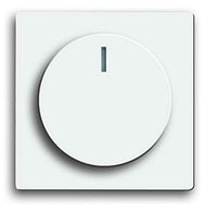 5 Jahre Garantie! EBROM® Unterputz LED Dimmer Drehdimmer + Busch Jäger Dimmerabdeckung 6540-84-102 Studioweiß glänzend Future Linear, Phasenabschnitt für LED 5-150 Watt + dimmbare Halogen 15-400 W/VA