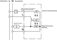 Halmburger UP Raumthermostat Raumtemperaturregler RTR-5510rg in Busch Jäger Balance SI alpinweiß Rahmen + 2 x Serienschalter 2000/5 US + EBROM Phasenprüfer zur Montage der Geräte RTR-5510 (rg)