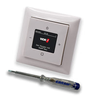 Busch Jäger DAB+ (DAB PLUS) Unterputz Radio (8215U-101) Balance SI alpinweiß, Komplett-Set 8215 U – 101, Rahmen und Radioabdeckung inkl. EBROM Phasenprüfer zur Montage des Geräts