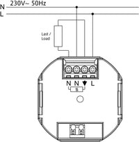 Halmburger Raumthermostat Raumtemperaturregler ERD-1Urg DIGITAL in Busch Jäger Reflex SI alpinweiß 2f Rahmen + Steckdose mit Berührungsschutz 20 EUCKS-214 + EBROM Phasenprüfer zur Montage der Geräte
