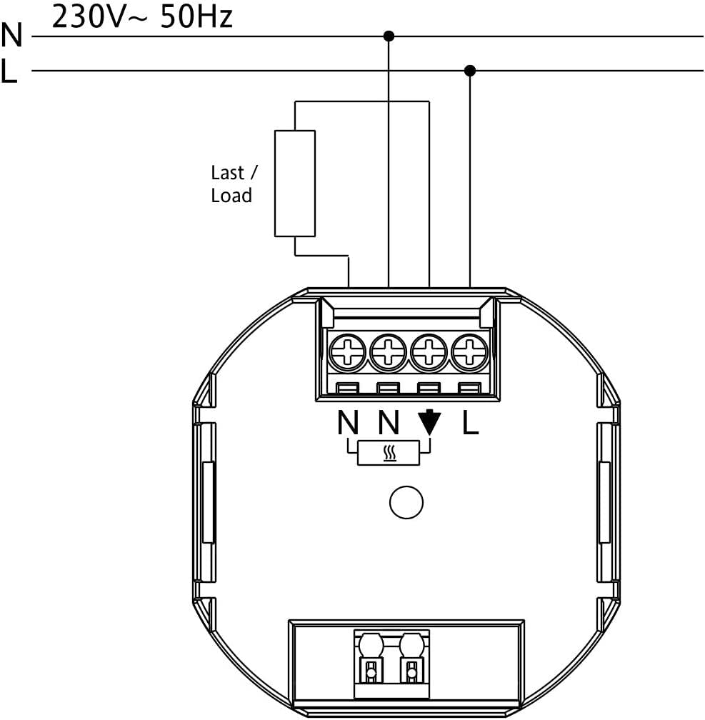 Halmburger Raumthermostat Raumtemperaturregler ERD-55rg DIGITAL in Busch Jäger Balance Si alpinweiß + 2 x Lichtschalter 2000/6 US + EBROM Phasenprüfer z. Montage der Geräte ERD-55 (rg) Fußbodenheizung