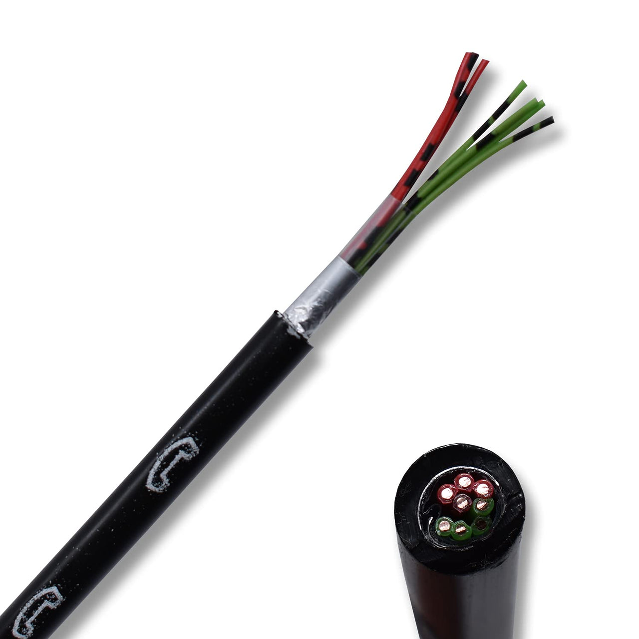 EBROM A-2Y(L)2Y Telefon Erdkabel 4x2x0,8mm² Schwarz