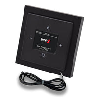 Busch Jäger DAB+ (DAB PLUS) Unterputz Radio (8215U-101) Future Linear Anthrazit, Komplett-Set 8215 U – 101, Rahmen und Radioabdeckung + 0,9 m EBROM Wurfantenne zur Empfangsoptimierung