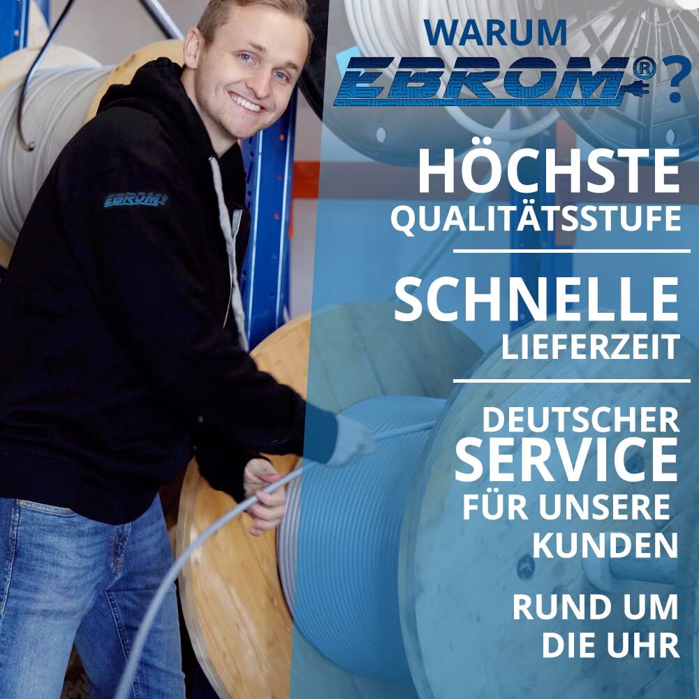 EBROM H05V-K Aderleitung flexibel 0,5mm² Schwarz