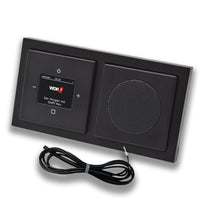 Busch Jäger DAB+ (DAB PLUS) Unterputz Radio 8215U-101 Future Anthrazit, Set mit Lautsprecher, Abdeckungen, Rahmen + 0,9 m EBROM Wurfantenne zur Empfangsoptimierung - 8215 U – 101