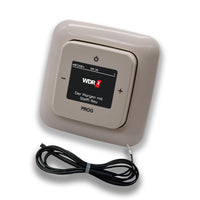 Busch Jäger DAB+ (DAB PLUS) Unterputz Radio (8215U-101) DURO2000 cremeweiß, Komplett-Set 8215 U – 101, Rahmen und Radioabdeckung inkl. 0,9 Meter EBROM Wurfantenne zur Empfangsoptimierung