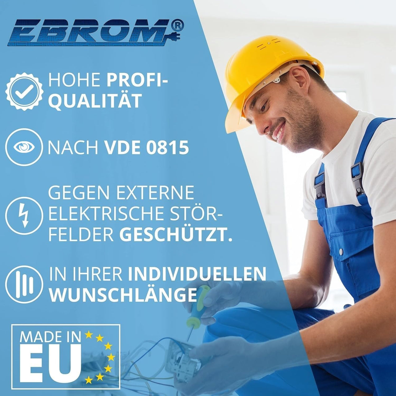 EBROM J-Y(St)Y Telefonleitung 6x2x0,6mm² Grau