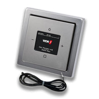 Busch Jäger DAB+ (DAB PLUS) Unterputz Radio (8215U-101) PUR Edelstahl, Komplett-Set 8215 U – 101, Rahmen und Radioabdeckung + 0,9 Meter EBROM Wurfantenne zur Empfangsoptimierung