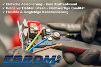 EBROM H05VV-F PVC-Schlauchleitung 2x1,5mm² Weiss