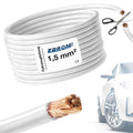 EBROM FLRY Fahrzeugleitung 1,5mm² Weiss