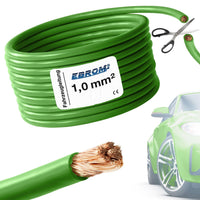 EBROM FLRY Fahrzeugleitung 1,0mm² Grün