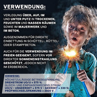EBROM NYM-J Installationsleitung 4mm² Grau