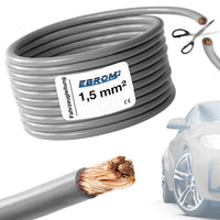 EBROM FLRY Fahrzeugleitung 1,5mm² Grau