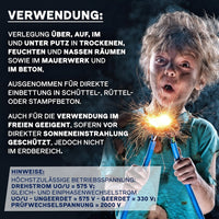 EBROM NYM-J Installationsleitung 3x1,5mm² Grau