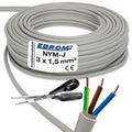 EBROM NYM-J Installationsleitung 3x1,5mm² Grau