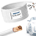 EBROM FLRY Fahrzeugleitung 0,75mm² Weiss