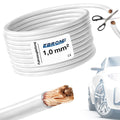 EBROM FLRY Fahrzeugleitung 1,0mm² Weiss