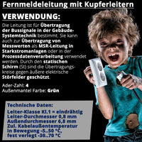 EBROM EIB-Y(St)Y Busleitung 2x2x0,8mm² Grün