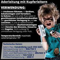 EBROM H07V-K Aderleitung flexibel 6mm² Hellblau