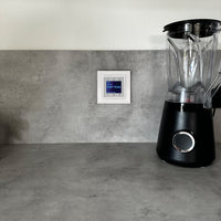 BERKER Unterputz DAB+ und Bluetooth Radio 30848989 polarweiß glänzend mit 1fach Rahmen Berker 10118989 inkl. EBROM Phasenprüfer zur Montage des Geräts